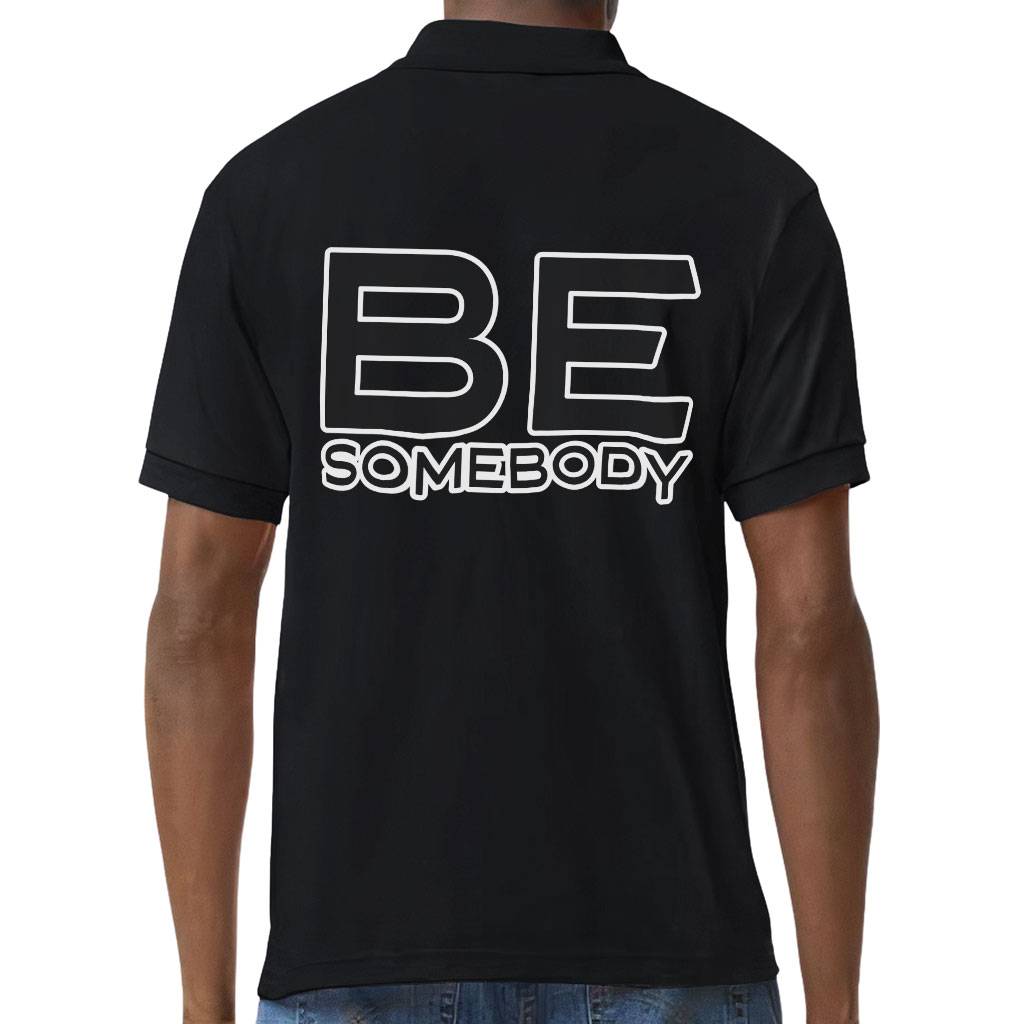Be Somebody Jersey Sport T-Shirt - Motivational T-Shirt - Cool Printed Sport Tee Color : Black|Navy|Sport Gray|White 