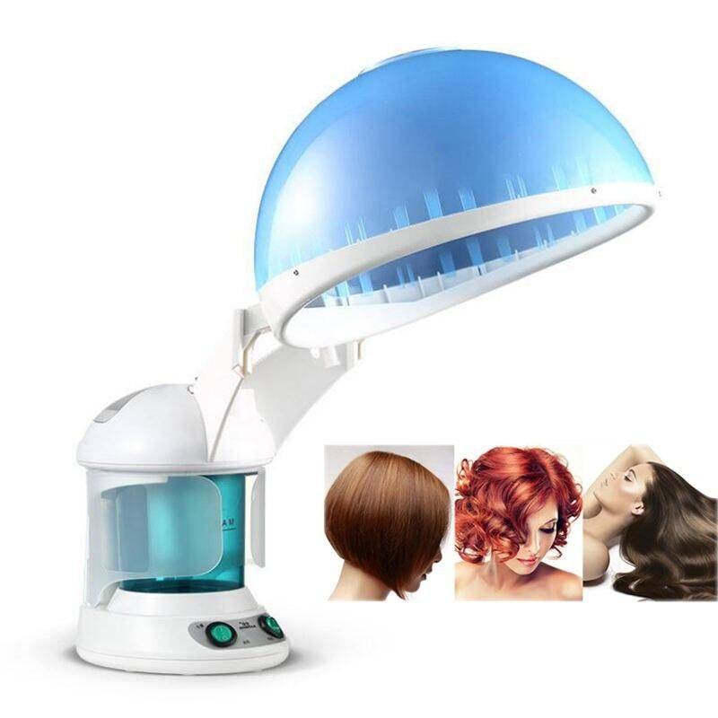 2-in-1 Multifunctional Facial & Hair Steamer with Ozone & Essential Oil Aromatherapy Color : White 