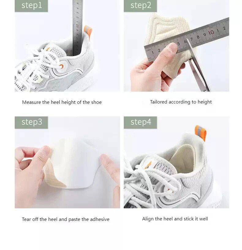 Adjustable Heel Cushion Pads Model : Black L|Beige L|Black M|Beige M 