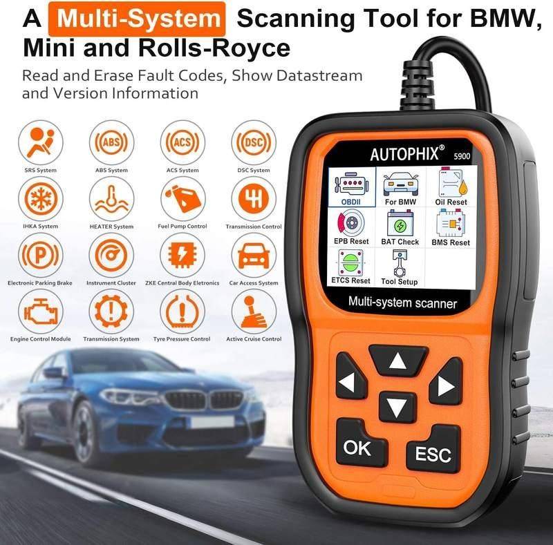Advanced OBD2 Scanner for BMW, MINI, Rolls Royce  