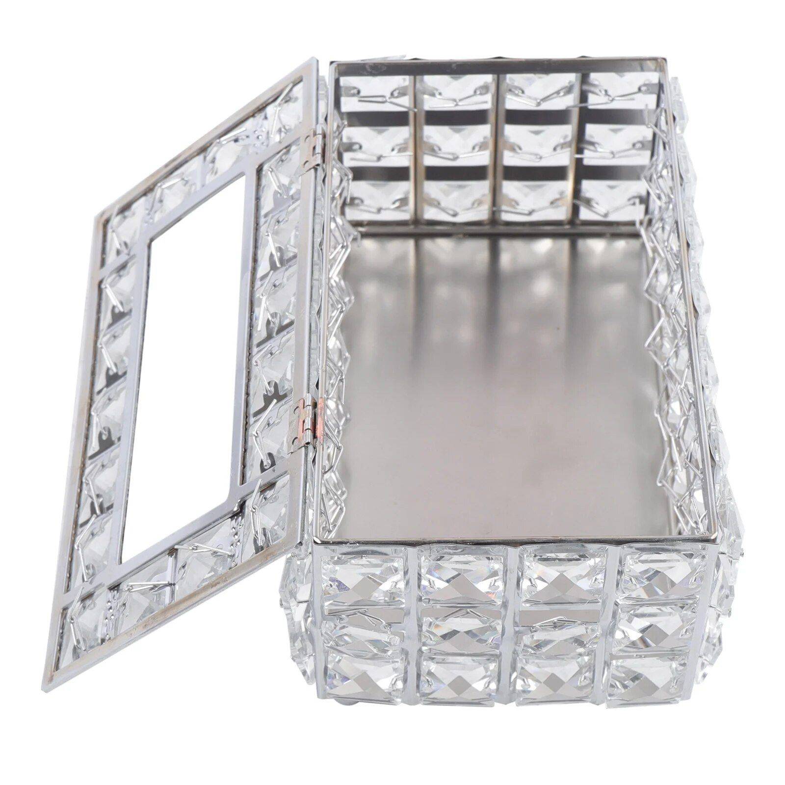 Crystal Facial Tissue Box Holder  