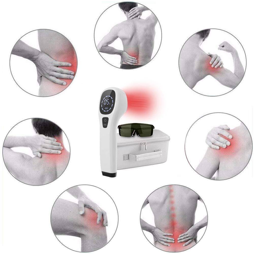 Handheld Laser Therapy Device Color : White|Black|Yellow 