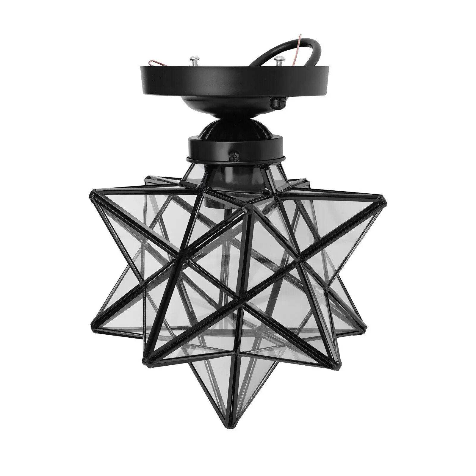 Modern Moravian Star Ceiling Light  