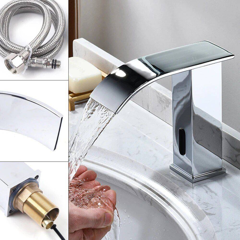 Smart Touchless Kitchen Faucet Color : Sliver 
