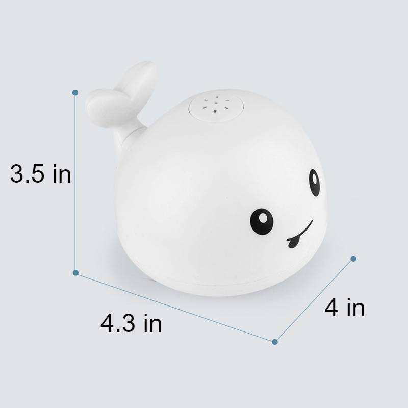Bathtub Whale Toy Color : Gray|White 