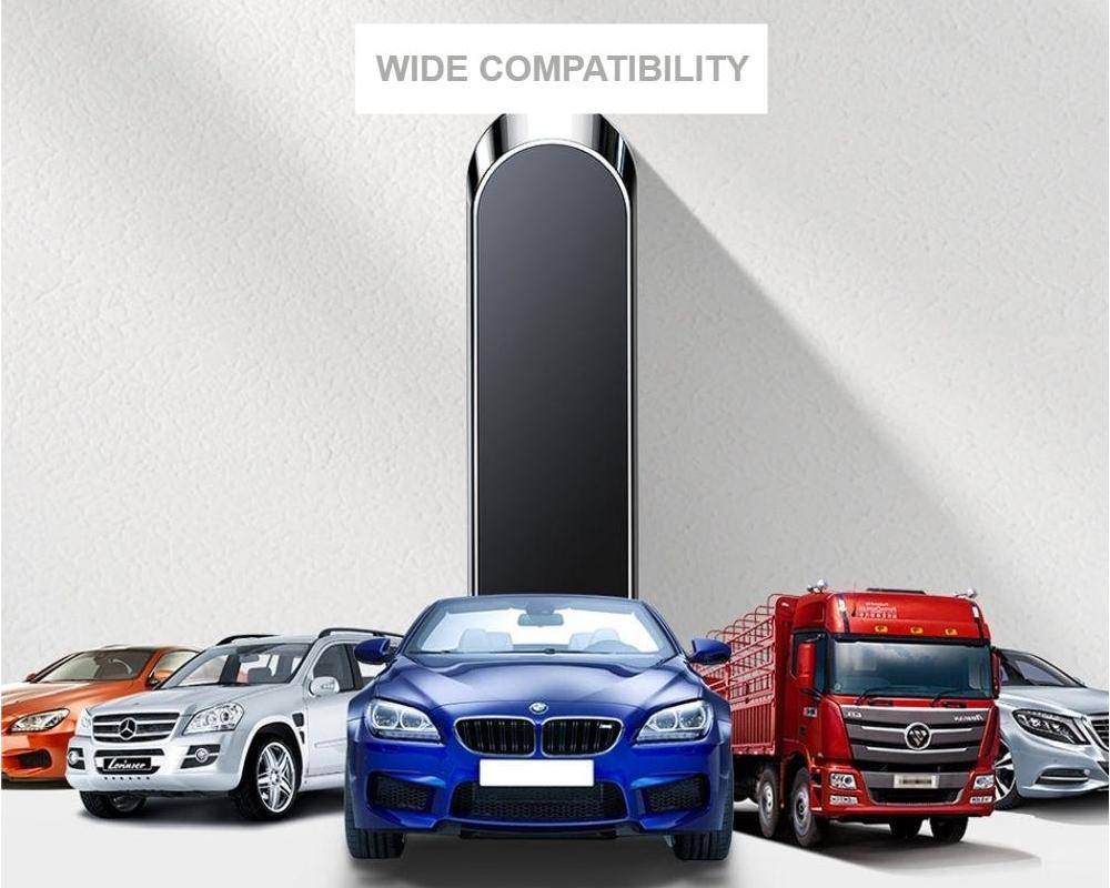 Magnetic Car Phone Holder Color : Dark Gray|Sliver  