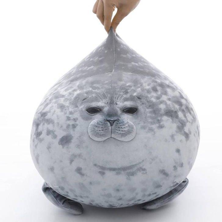Squishy Seal Plush Toy Size : 11.8 in|15.7 in 