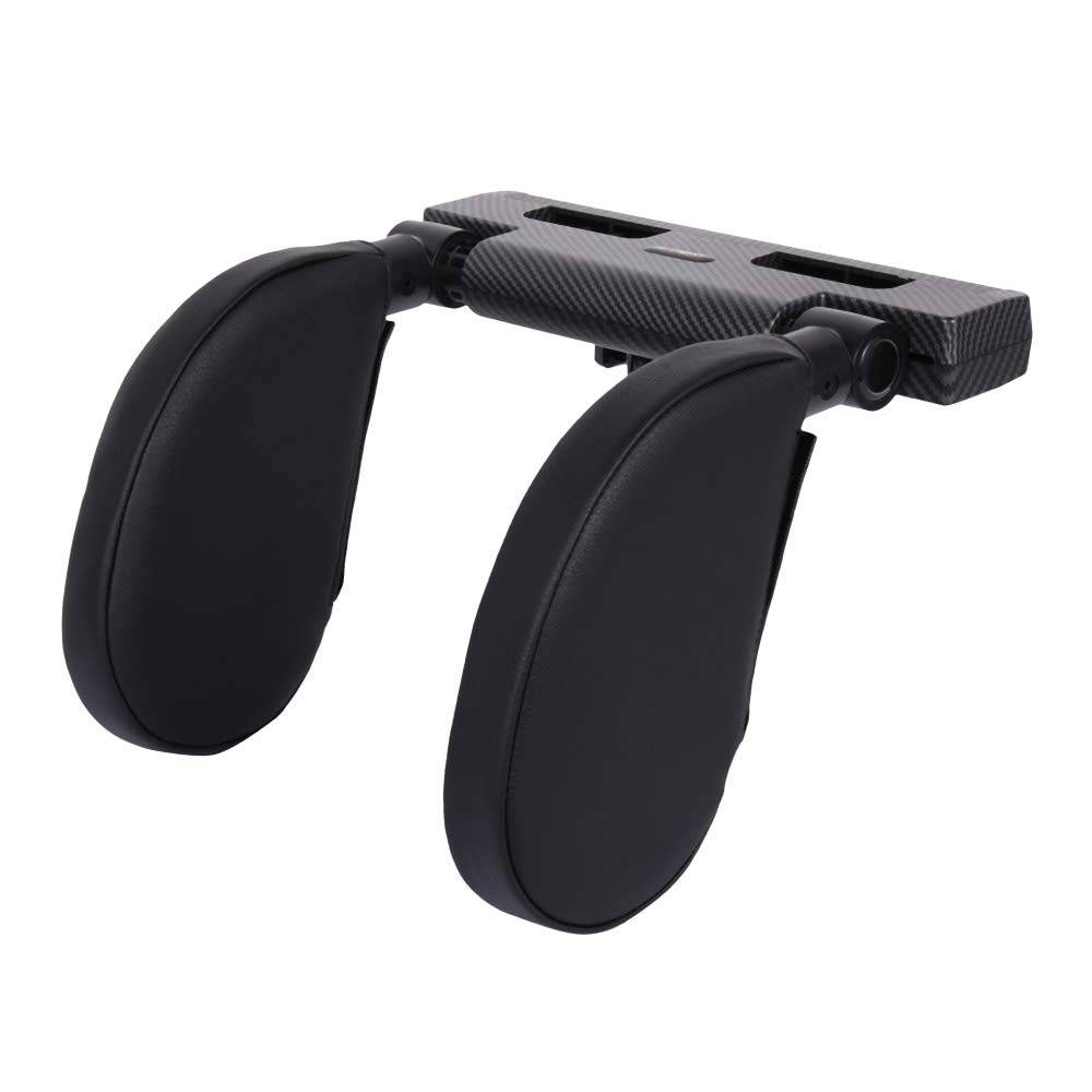 Car Seat Headrest Pillow Color : Black|Beige 
