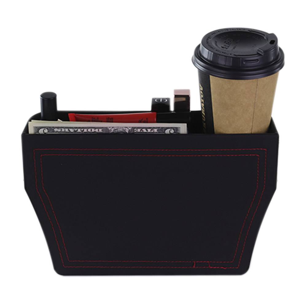 Multifunctional Car Seat Organizer Set (Left & Right) Color : Black|Beige|Brown|Red 