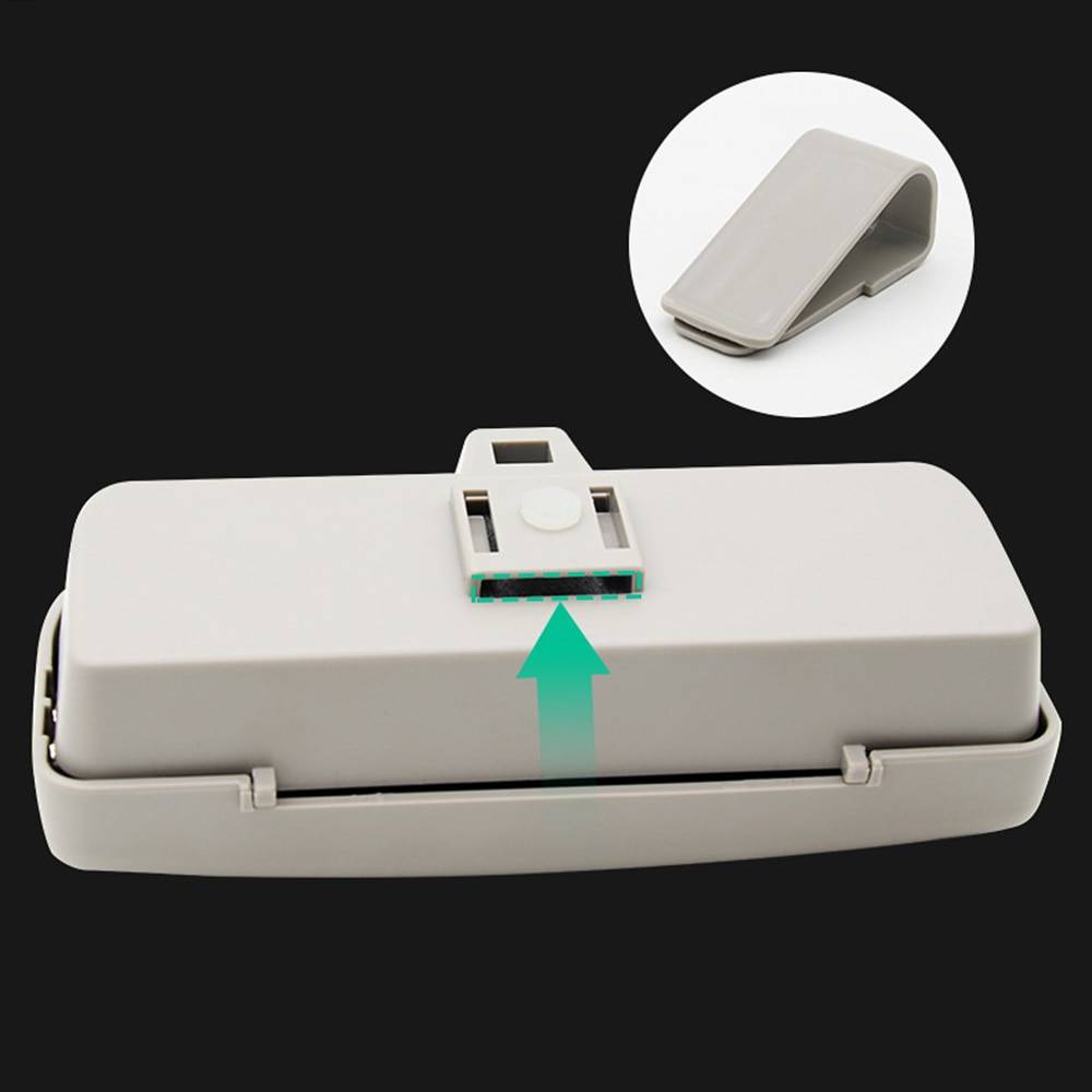 Magnetic Car Sunglasses Case Color : Black|Gray|Pink|Beige 