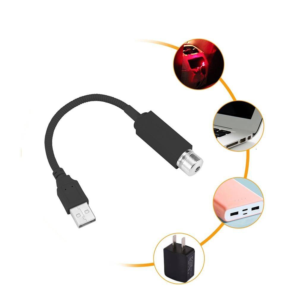USB Ceiling Night Light Emitting Color : Purple|Pink 