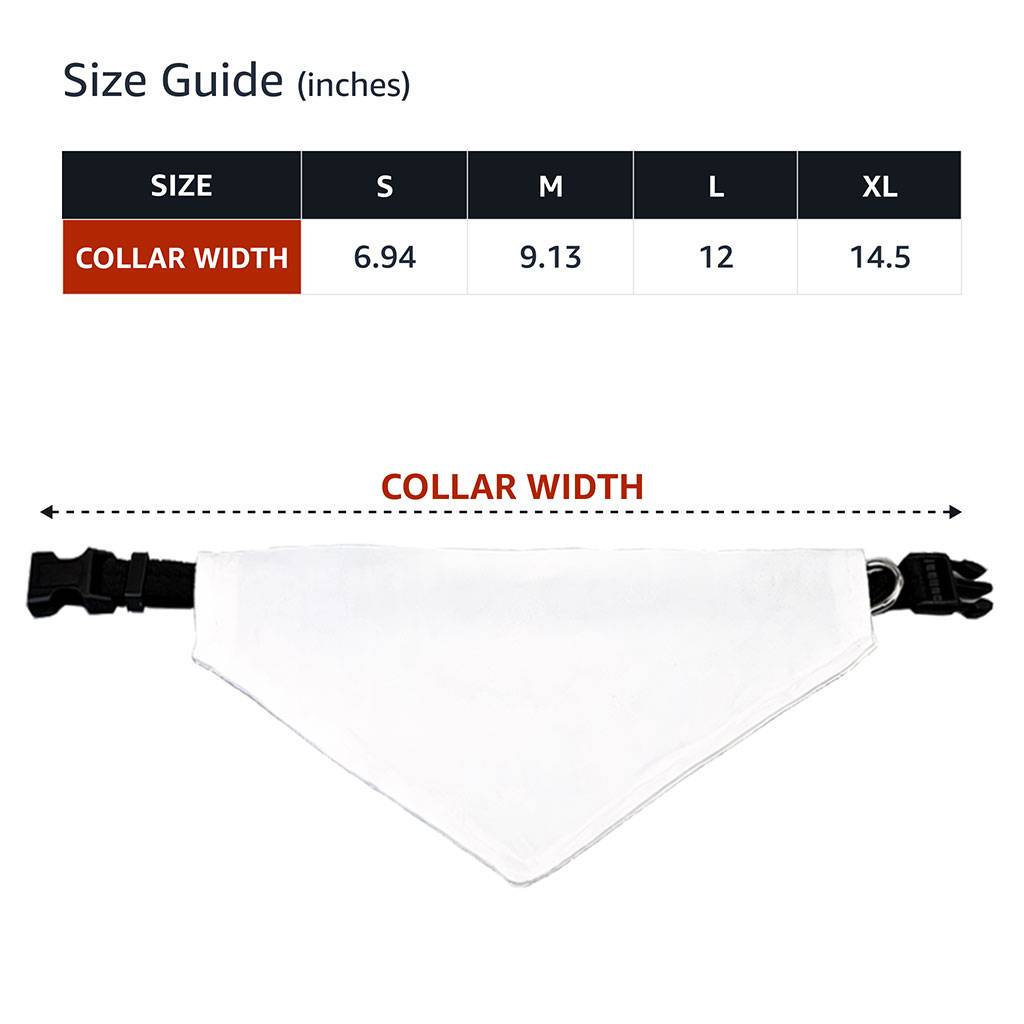 Acted Crazy Pet Bandana Collar - Funny Scarf Collar - Colorful Dog Bandana Size : S|M|L|XL 