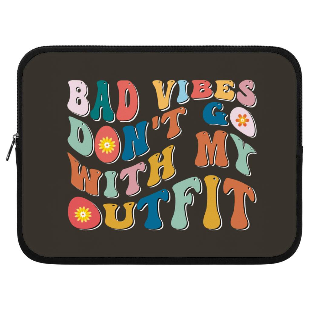 Bad Vibes iPad Sleeve - Cool Design Tablet Sleeve - Themed Carrying Case Size : 13 inches|10 inches 