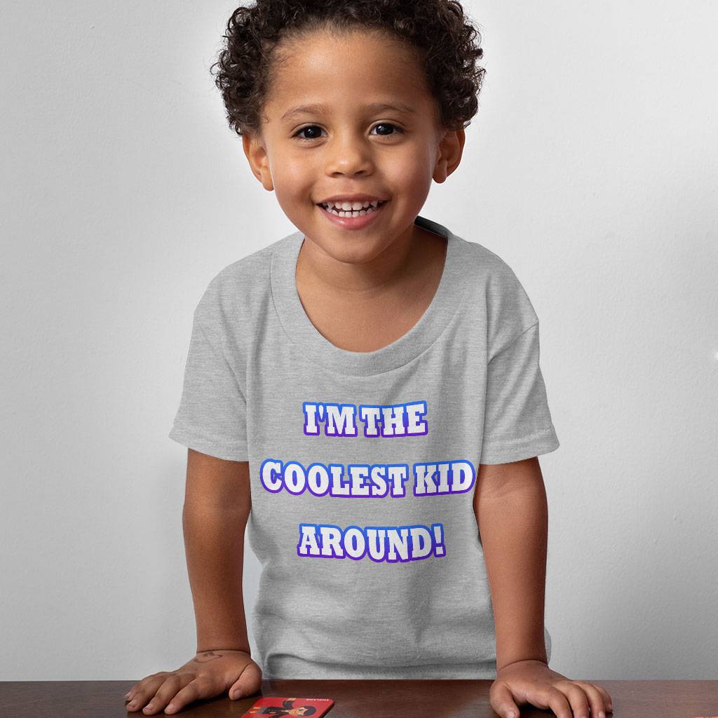 Cool Design Toddler T-Shirt - Quote Kids' T-Shirt - Best Print Tee Shirt for Toddler Color : Athletic Heather|Heather Columbia Blue|Heather Dust 