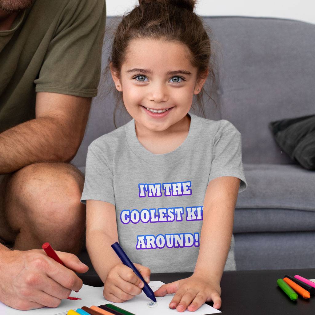 Cool Design Toddler T-Shirt - Quote Kids' T-Shirt - Best Print Tee Shirt for Toddler Color : Athletic Heather|Heather Columbia Blue|Heather Dust 
