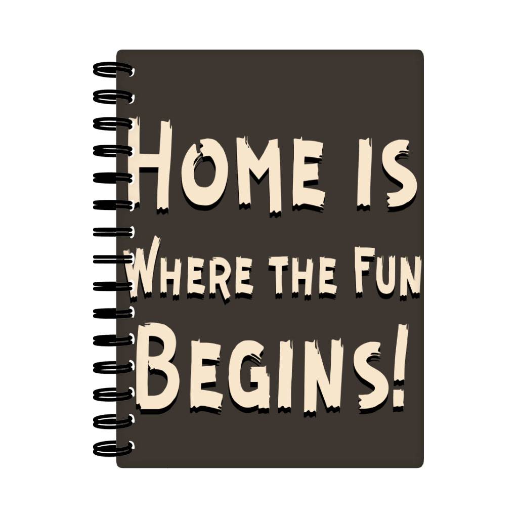 Cool Saying Spiral Notebook - Quotes Notebook - Graphic Notebook  