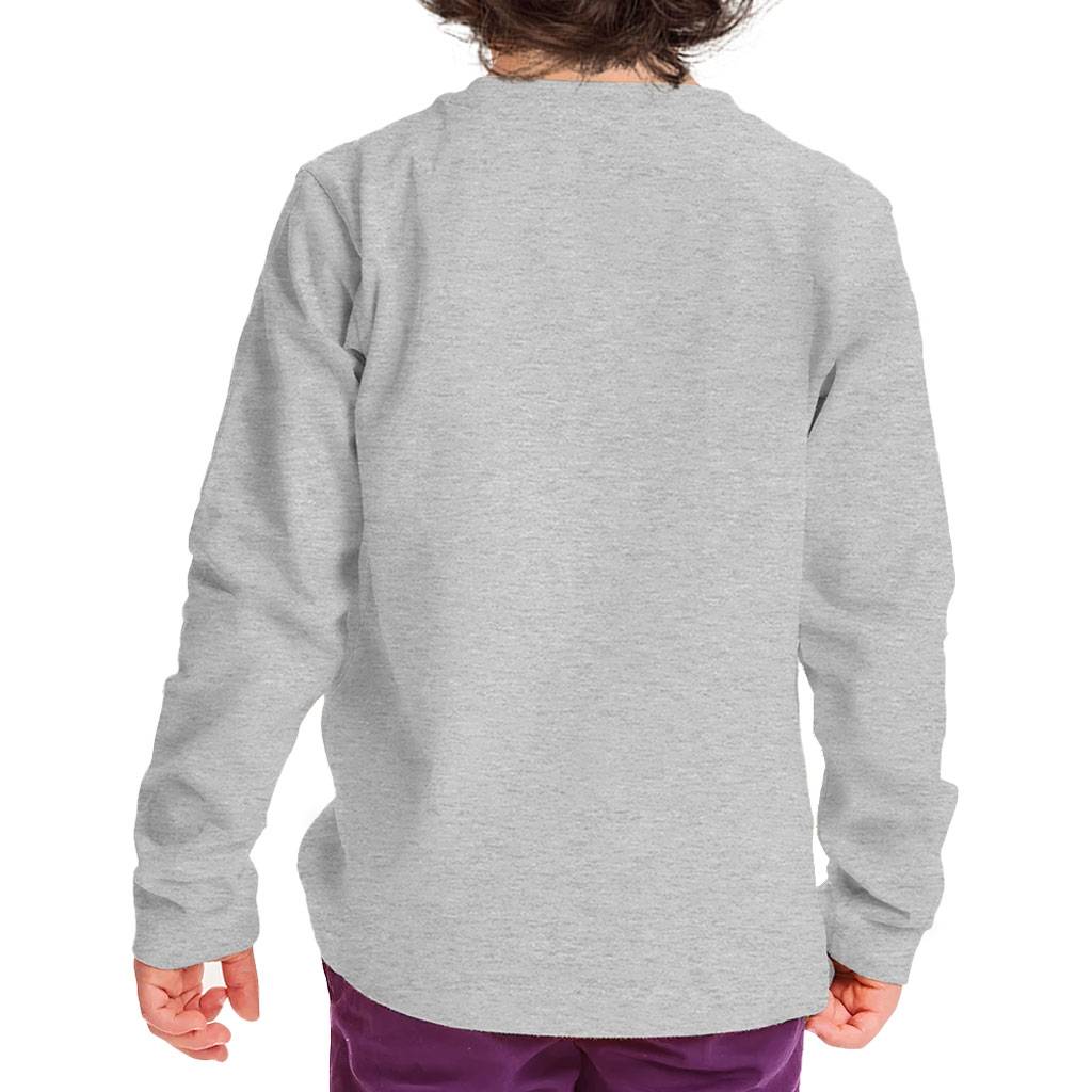 Cute Little Girl Toddler Long Sleeve T-Shirt - Kawaii Kids' T-Shirt - Printed Long Sleeve Tee Color : Athletic Heather|Black|Pink|White 