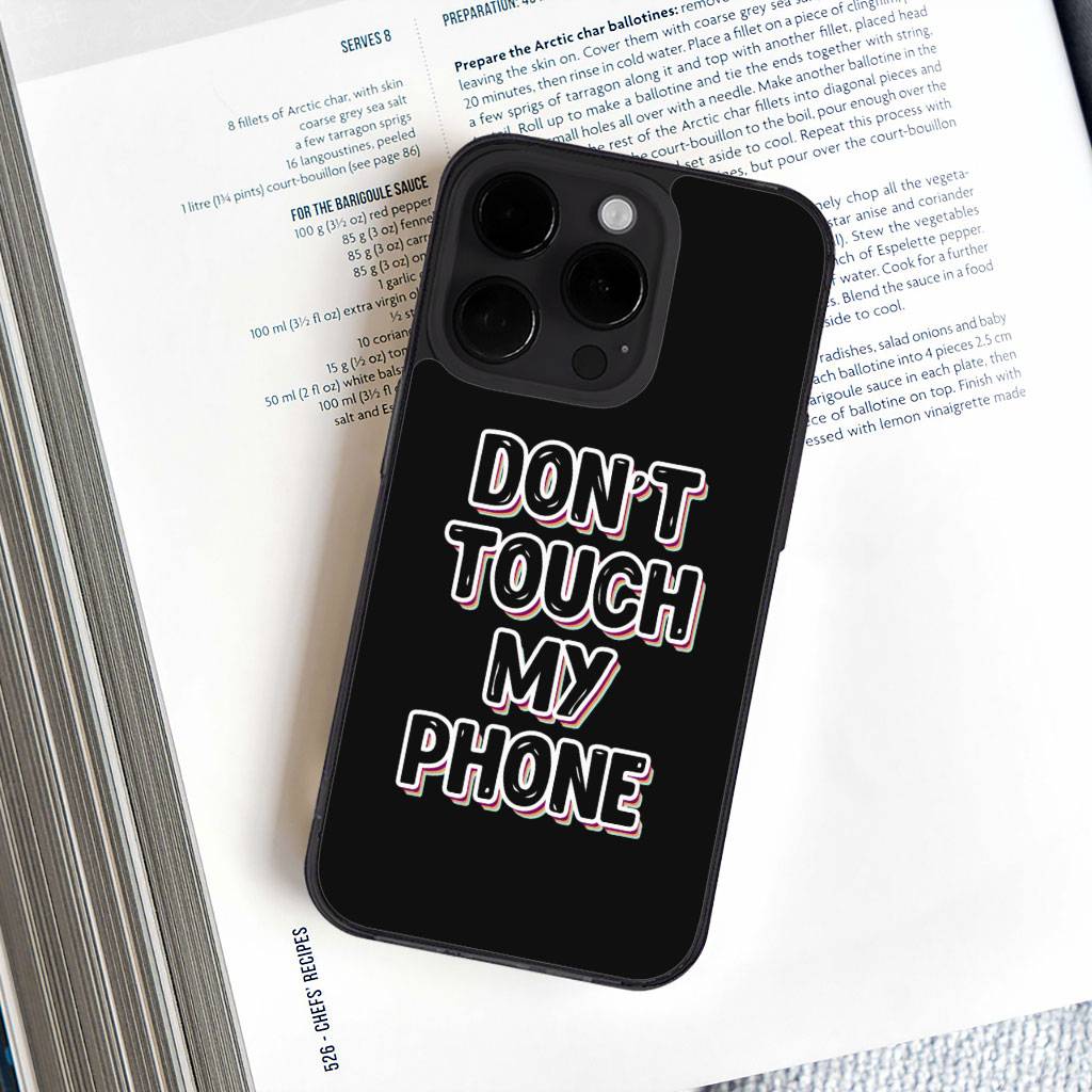 Don't Touch My Phone iPhone 14 Pro Max Case - Creative Phone Case for iPhone 14 Pro Max - Cool Design iPhone 14 Pro Max Case  