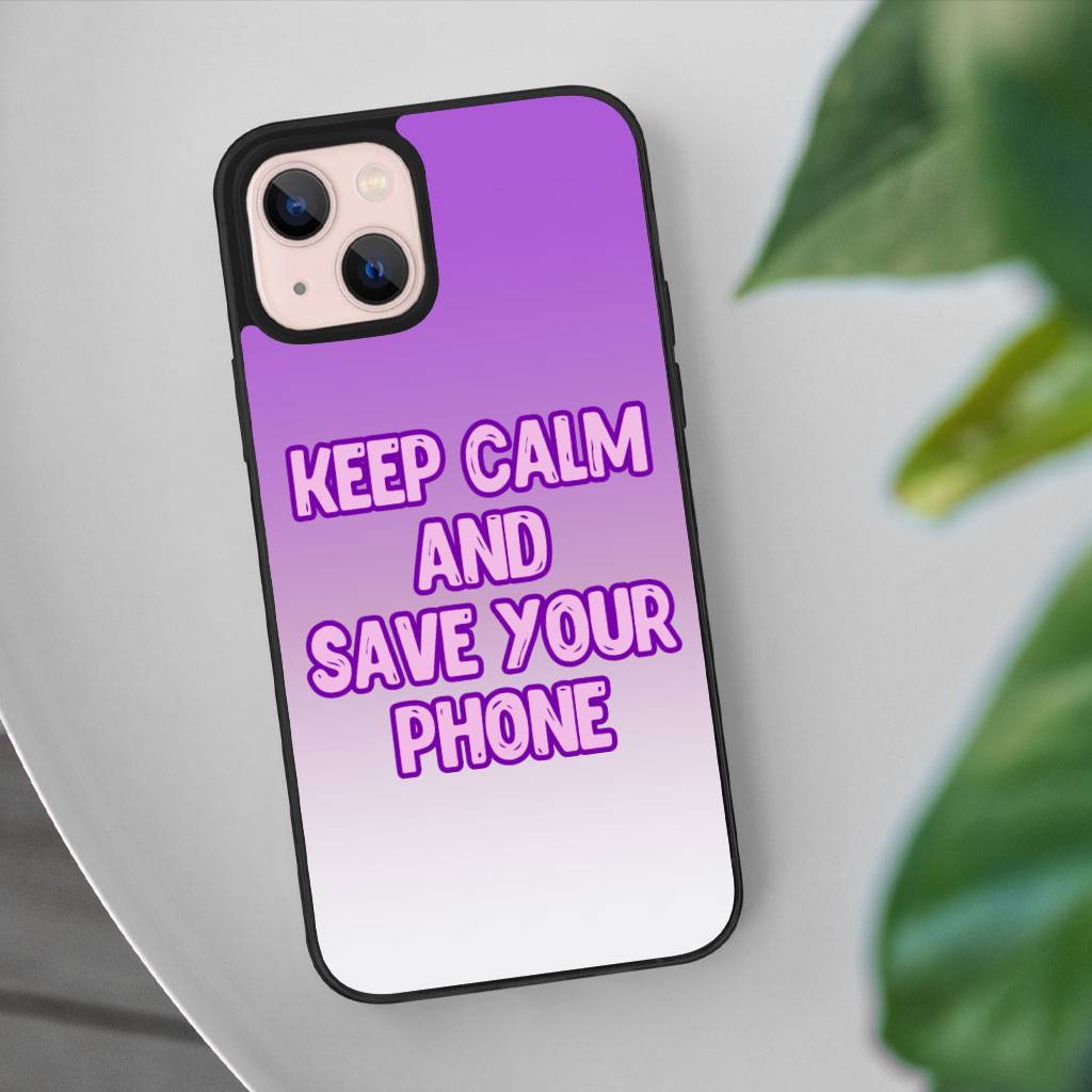 Keep Calm iPhone 13 Mini Case - Cool Phone Case for iPhone 13 Mini - Trendy iPhone 13 Mini Case  