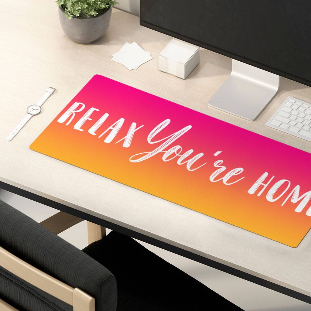 Relax Desk Mat - Best Design Desk Pad - Printed Laptop Desk Mat  