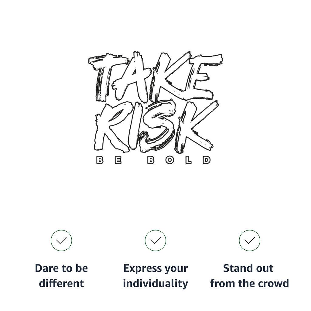 Take Risk Tank - Funny Workout Tank - Themed Jersey Tank Color : Black|Navy|Silver|White 