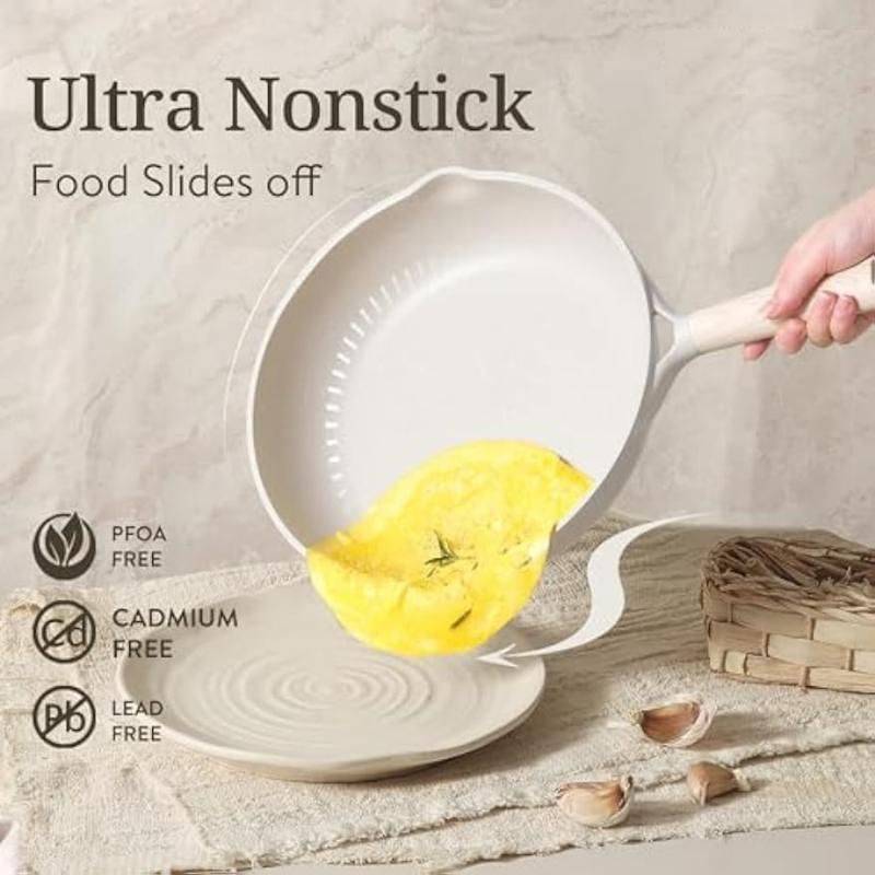 16-Piece Eco-Friendly Nonstick Cookware Set  