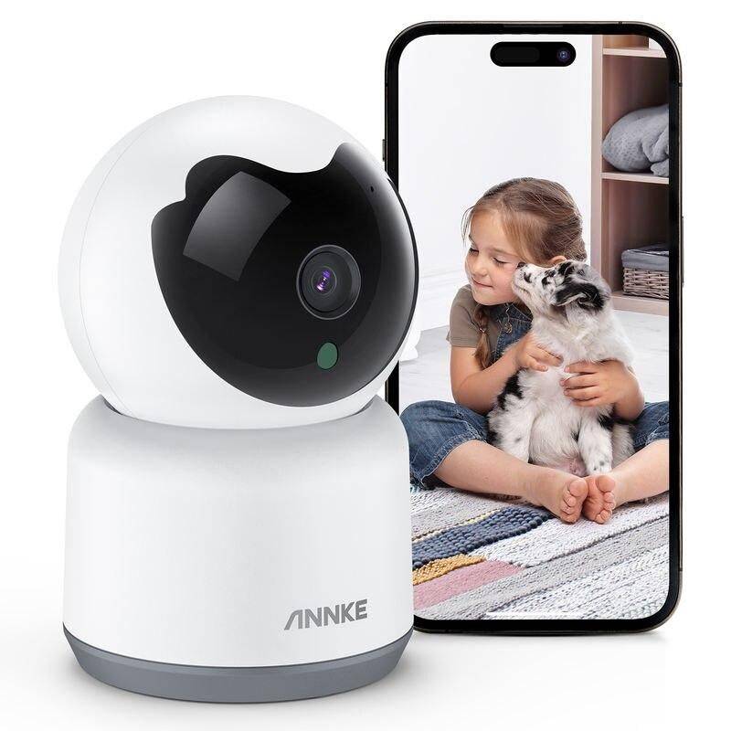 3MP WiFi Smart Security Camera Color : Black|White 