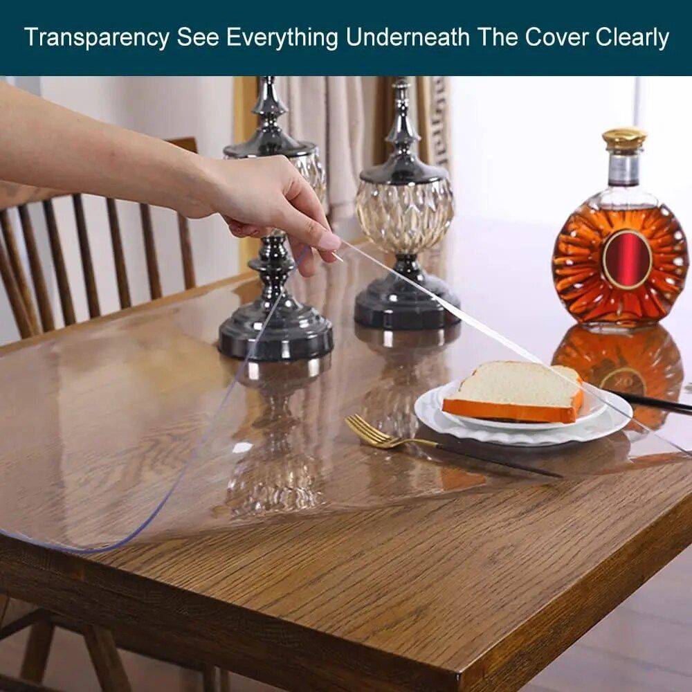 6.5x5ft Oversize Clear PVC Photography Floor Mat Color : Clear 