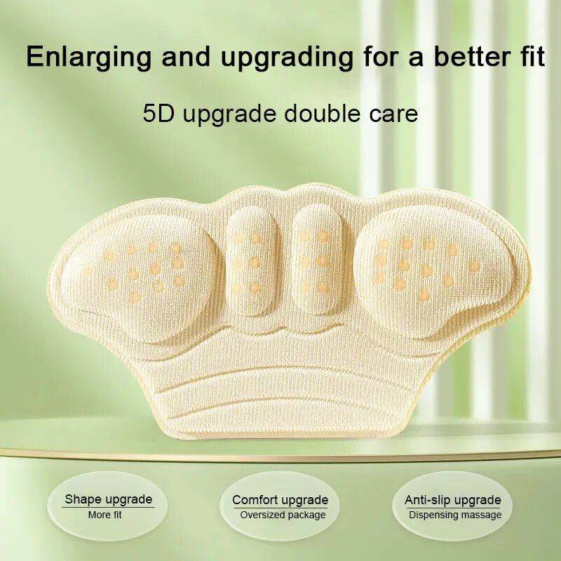 Adjustable Heel Comfort Pads Color : S-Beige|L-Beige|S-Black|L-Black 