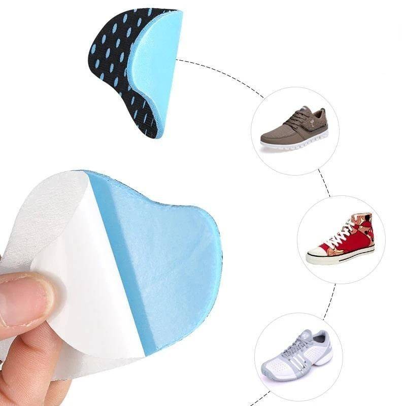 Breathable Heel Protectors Color : L-Brown|S-White|S-Brown|L-White|L-Black|S-Black 