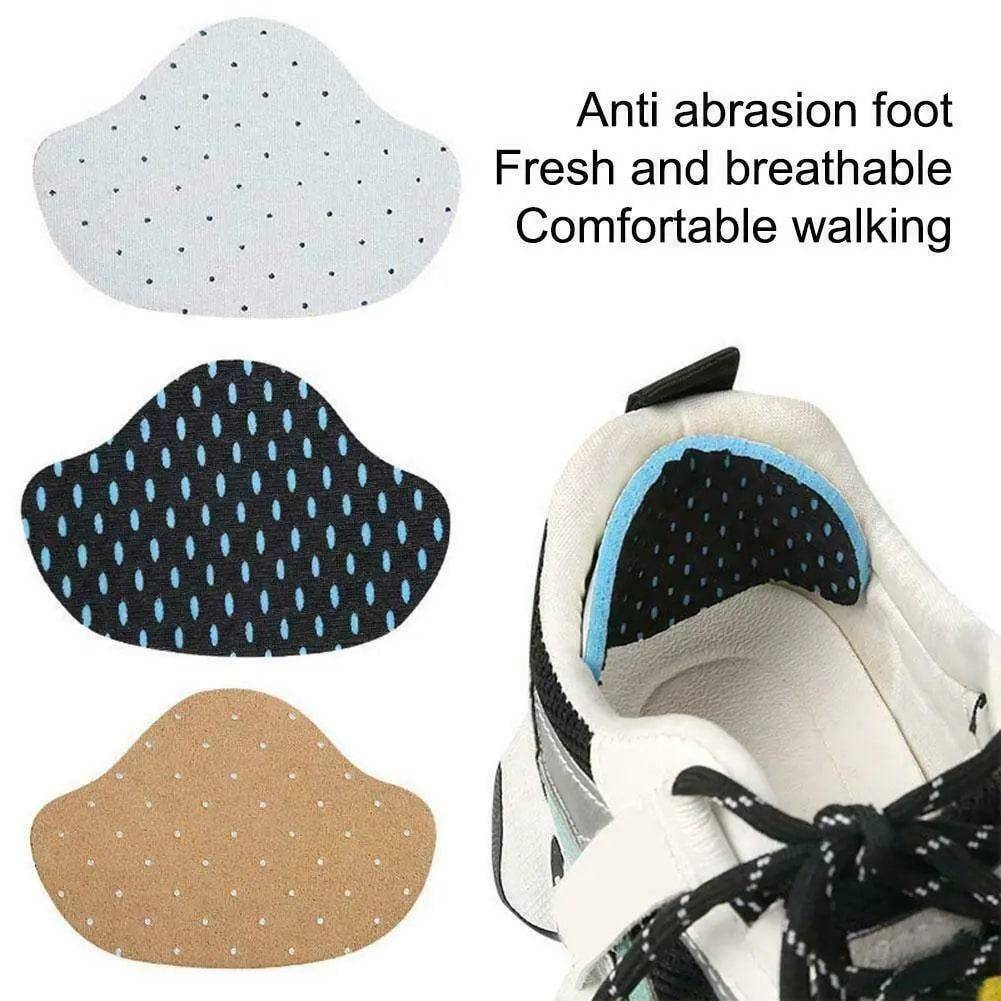 Breathable Heel Protectors Color : L-Brown|S-White|S-Brown|L-White|L-Black|S-Black 
