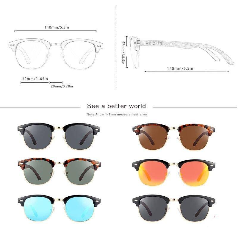 Classic Polarized Wooden Sunglasses Style : Gloss Black Wood box|Greenkish Wood box|Orange Wood box|Matte Black Wood box|Leopard Tea Wood|Leopard Tea|GreenKish 