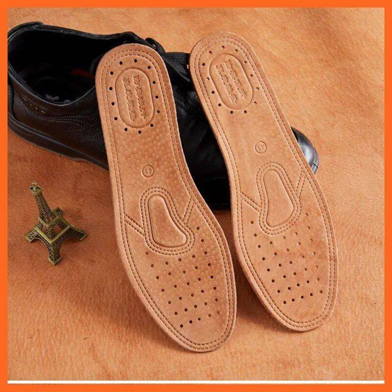 Comfort Cowhide Leather Insoles Shoe Size : EU38|EU40|EU42|EU44|EU36|EU37|EU39|EU41|EU43|EU45 