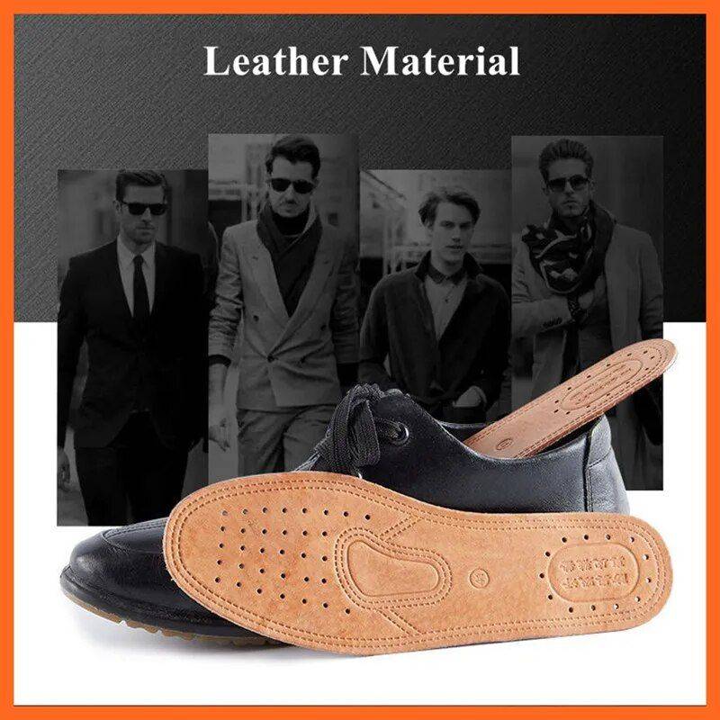 Comfort Cowhide Leather Insoles Shoe Size : EU38|EU40|EU42|EU44|EU36|EU37|EU39|EU41|EU43|EU45 