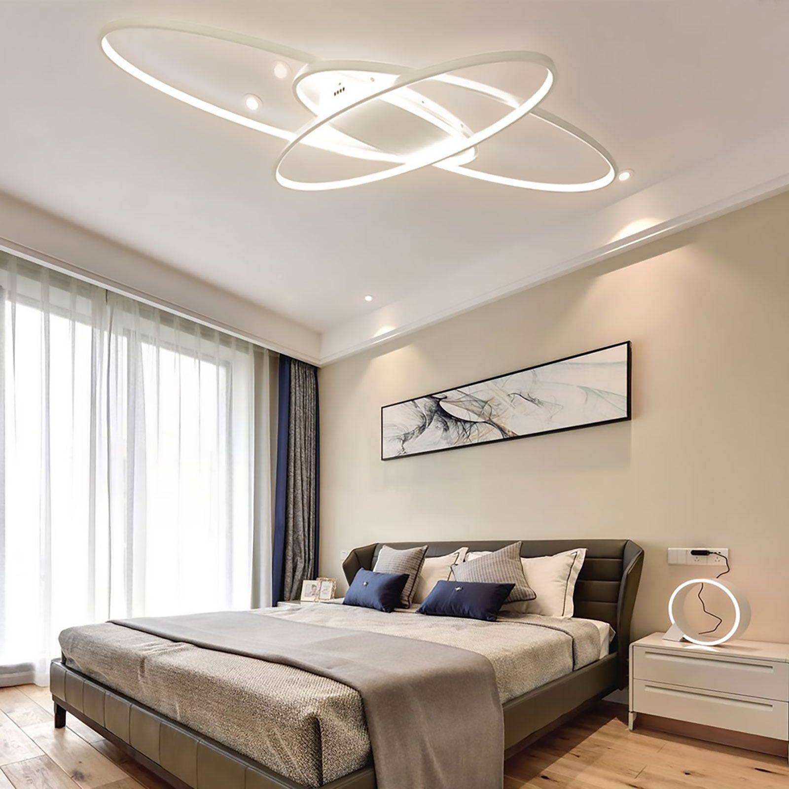 Contemporary Black & White LED Ceiling Light Color : Black|White 