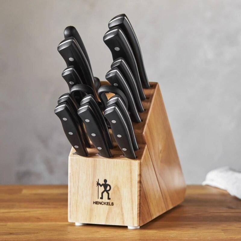 Everpoint 15-Piece Stainless Steel Knife Block Set  
