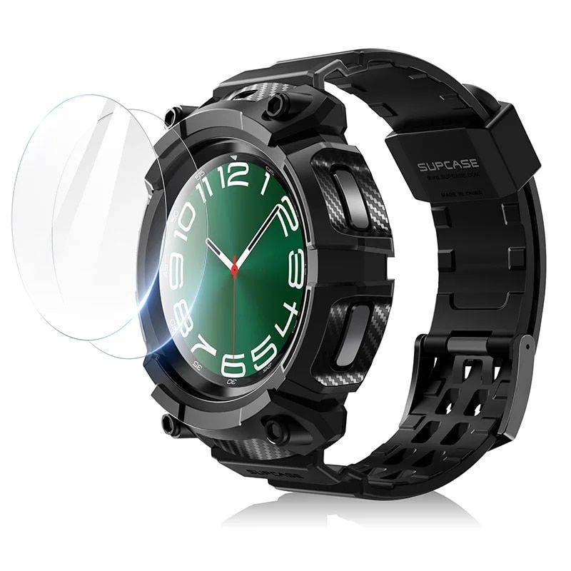 Galaxy Watch 6 Classic 47mm Rugged Case Color : Black 