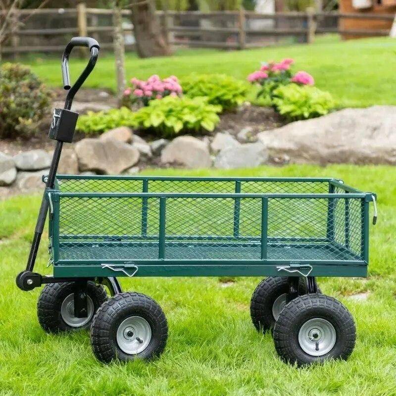 Heavy-Duty Towable Garden Utility Cart  