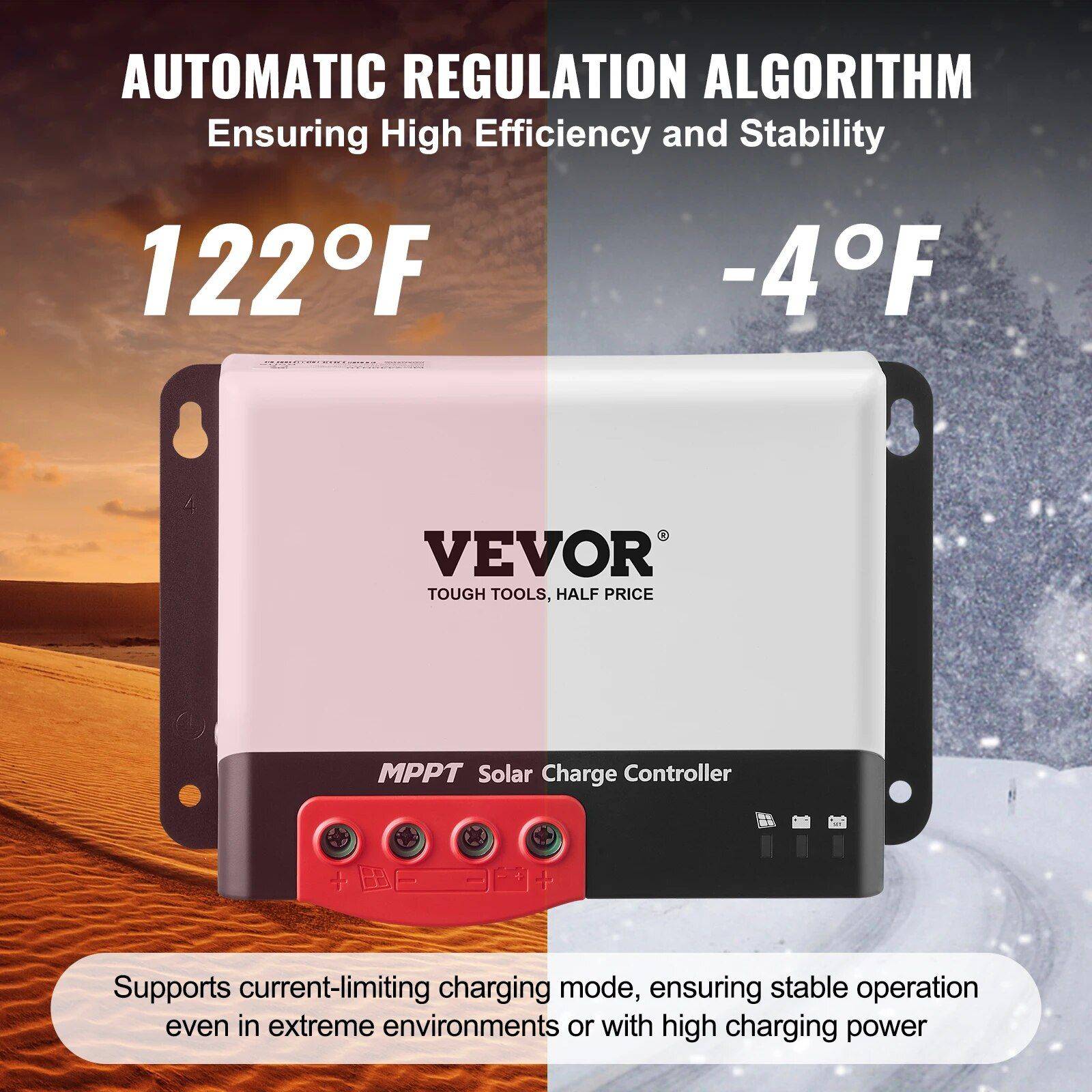 High-Efficiency MPPT Solar Charge Controller with Bluetooth Charging Current : 40A|30A 