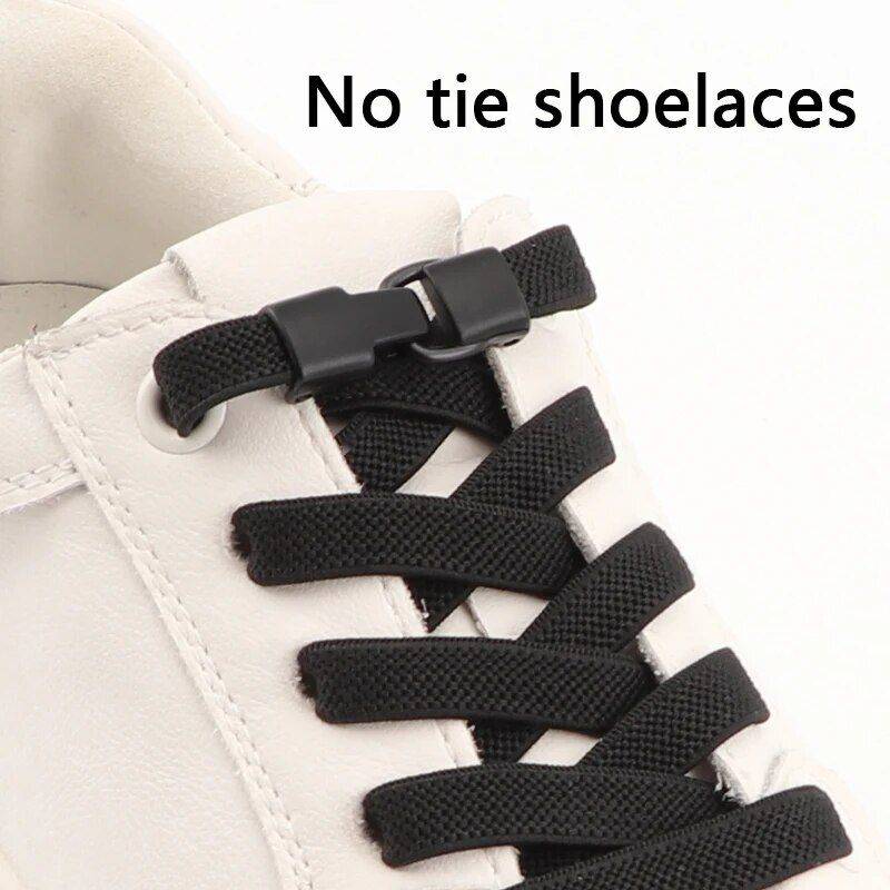 Hook Lock No Tie Shoelaces - Elastic Laces for Sneakers Color : Fluorescent Green|Pink|White|Navy Blue|Black|Red|Lighte Green|Royal Blue|Rose Red|Light Blue|Dark Brown|Khaki|Sky Blue|Beige|Dark Green|Purple|All Black|All White|Orange|Yellow|Gray|Brown|Light Gray 