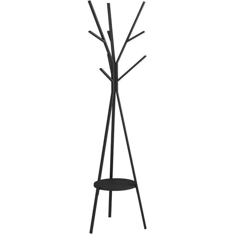Metal Coat and Hat Stand Color : White|Black|Grey|Gold 