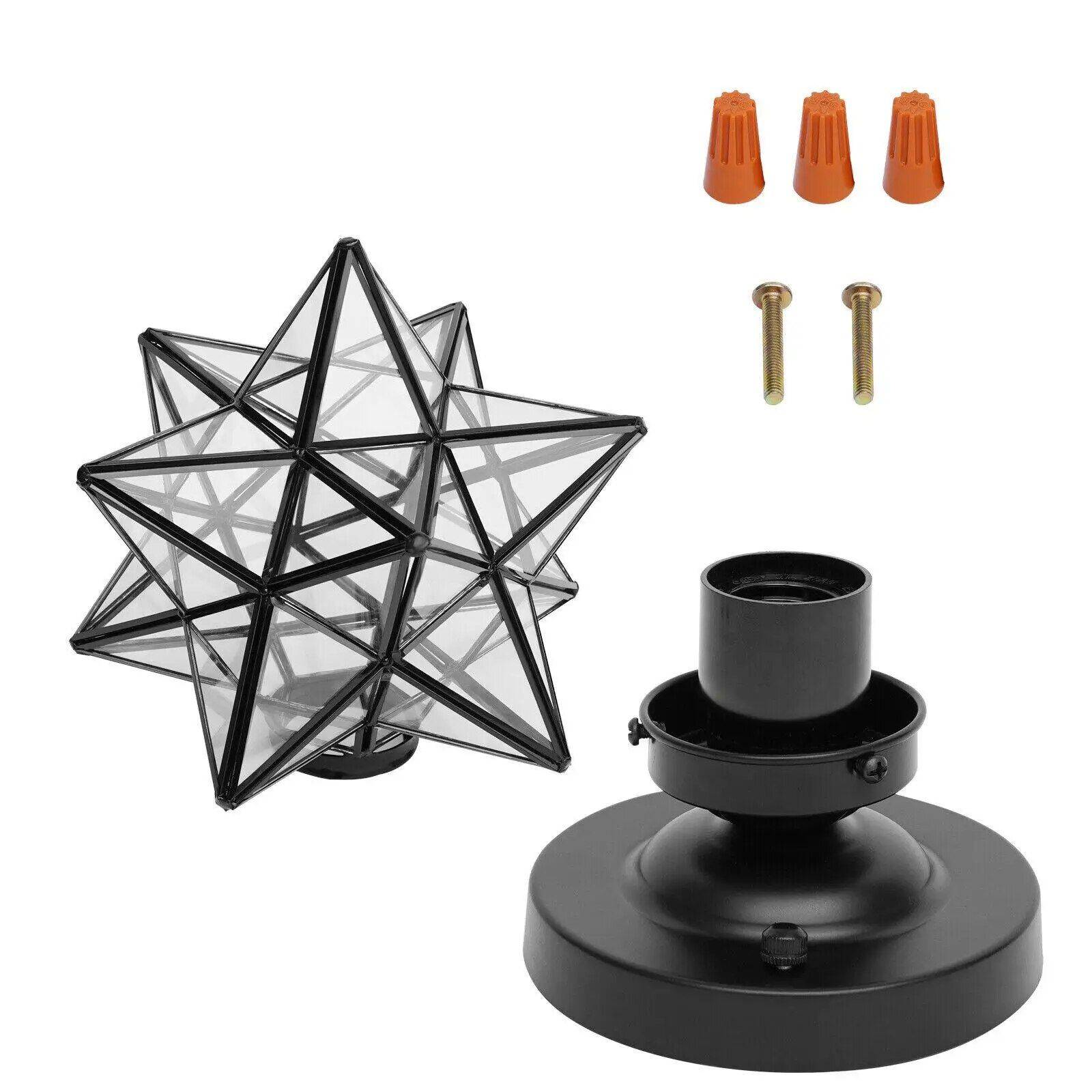 Modern Moravian Star Ceiling Light  