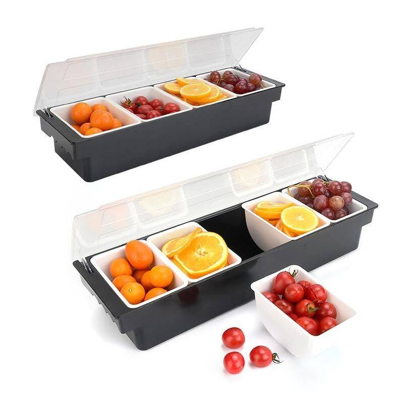 Multifunctional Fruit Box With Hinged Cover Type : 4 trays|5 trays 
