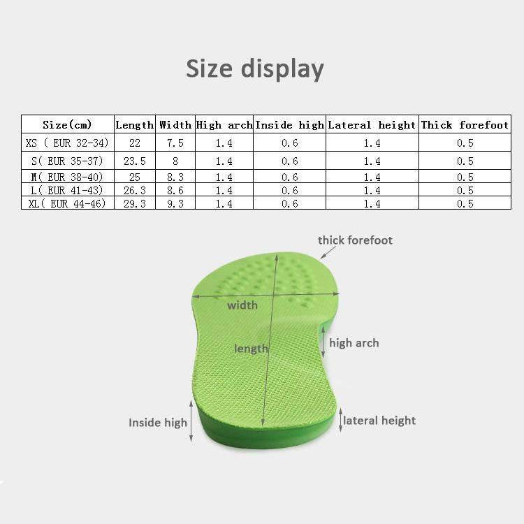 Orthopedic Arch Support Insoles for Flat Feet & Plantar Fasciitis Shoe Size : EU38-40|EU44-46|EU32-34|EU35-37|EU41-43 