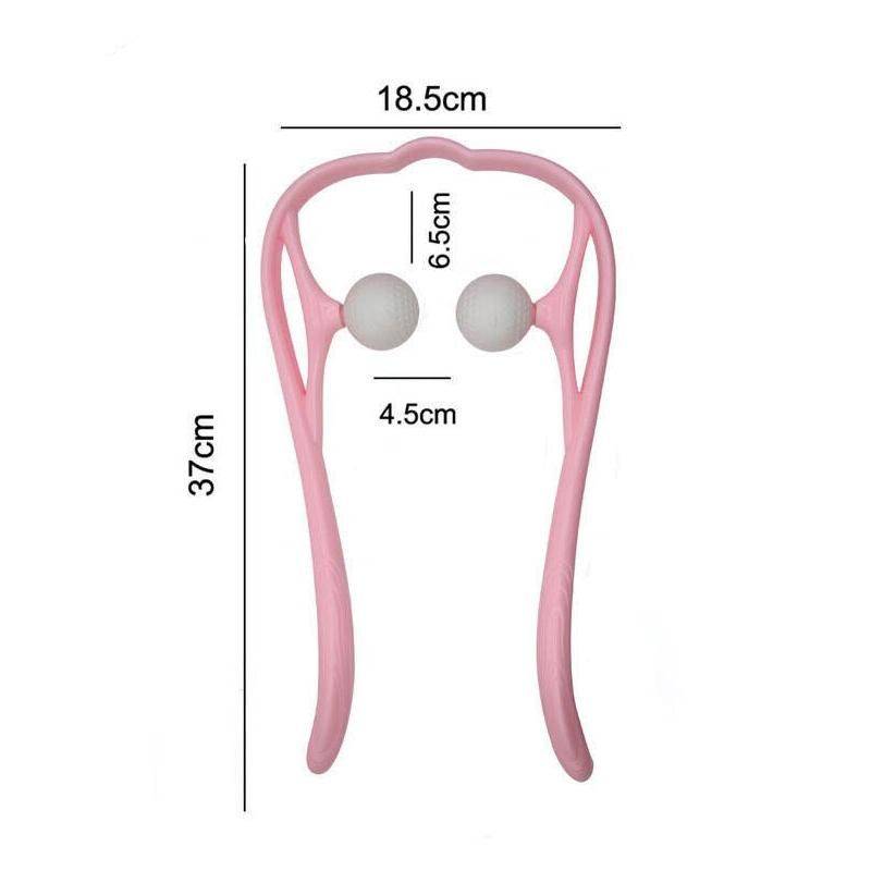 Pressure Point Therapy Hand Roller - Neck & Shoulder Self Massager Color : Random|Green|Blue|Pink 