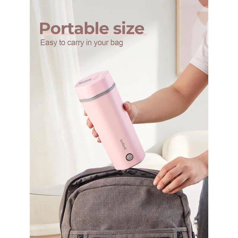 Quick Boiling Mini Thermos Color : White|Green|Pink|Yellow 