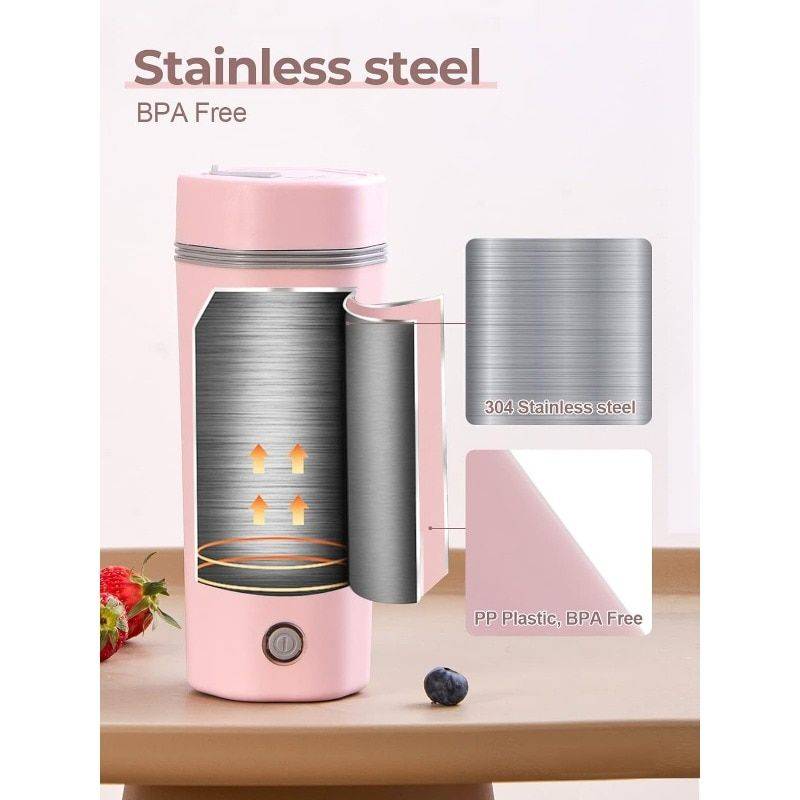 Quick Boiling Mini Thermos Color : White|Green|Pink|Yellow 