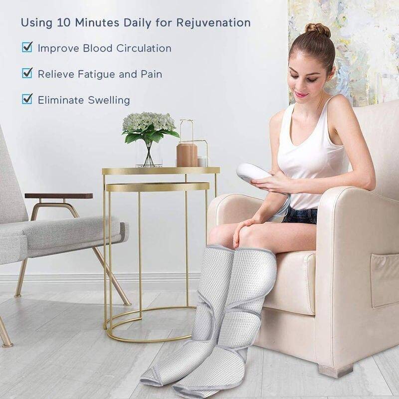 Revitalizing Air Compression Leg & Foot Massager with Infrared Therapy  