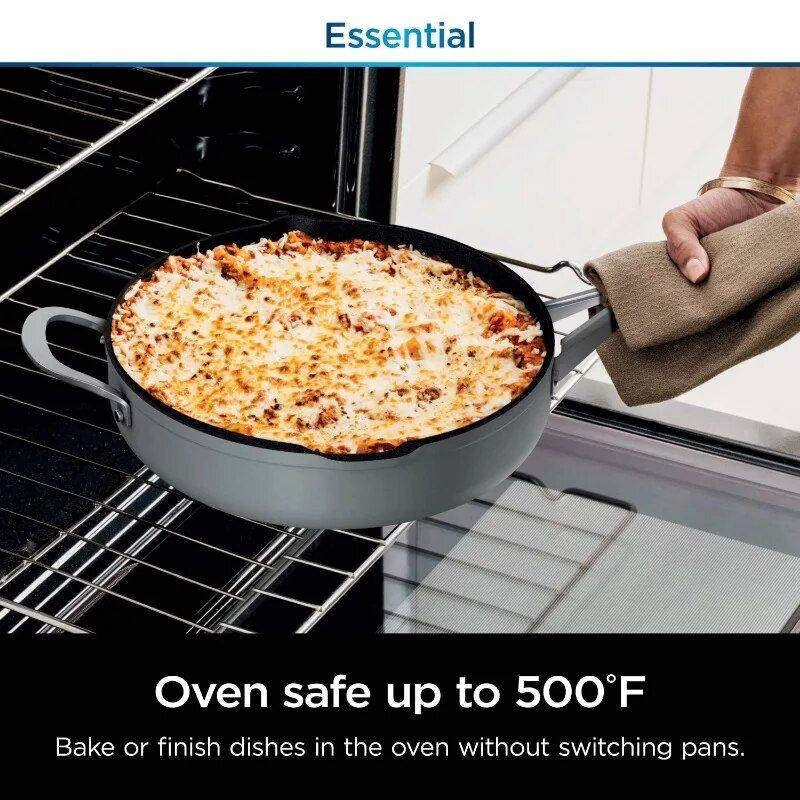 Sea Salt Grey NeverStick PossiblePan 4-Quart  