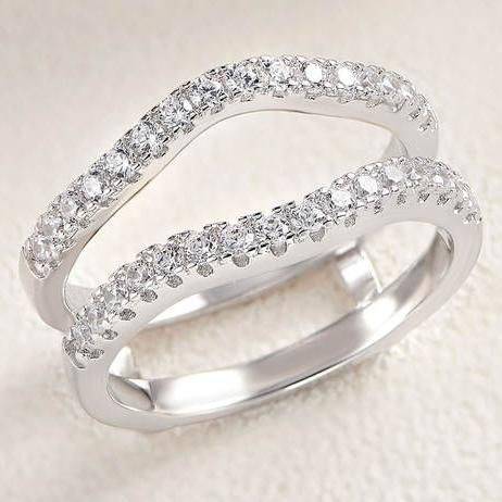 Sterling Silver Pear Cut Zircon Engagement Ring Set Ring Size : 4|4.5|5|5.5|6|6.5|7|7.5|8|8.5|9|9.5|10|11|12|13 